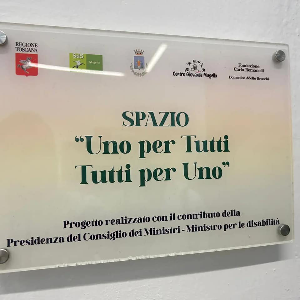 Inaugurato lo spazio “Uno per tutti, tutti per uno” al Centro Giovanile del Mugello