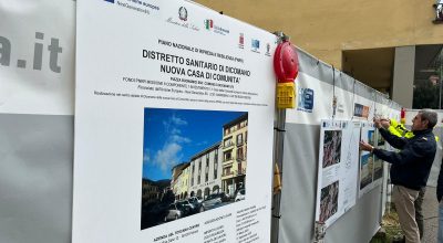 Posa della prima pietra alla Casa di Comunità di Dicomano in piazza Buonamici